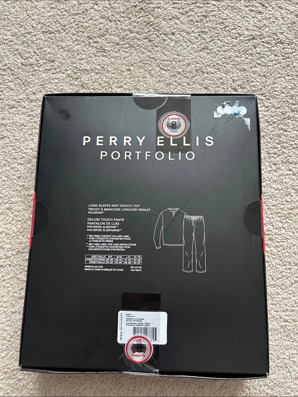 NWT Perry Ellis Men’s Pajama Set